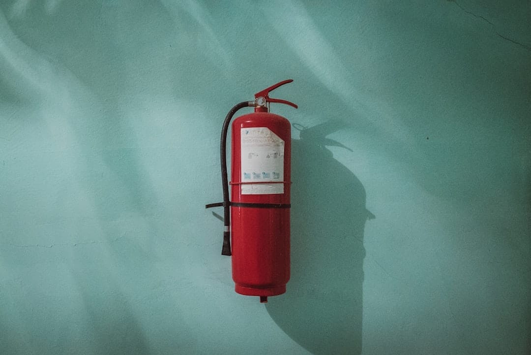 Photo fire extinguisher