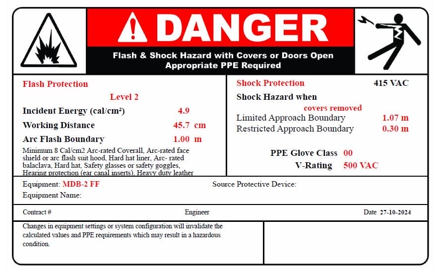 Arc Flash assessment