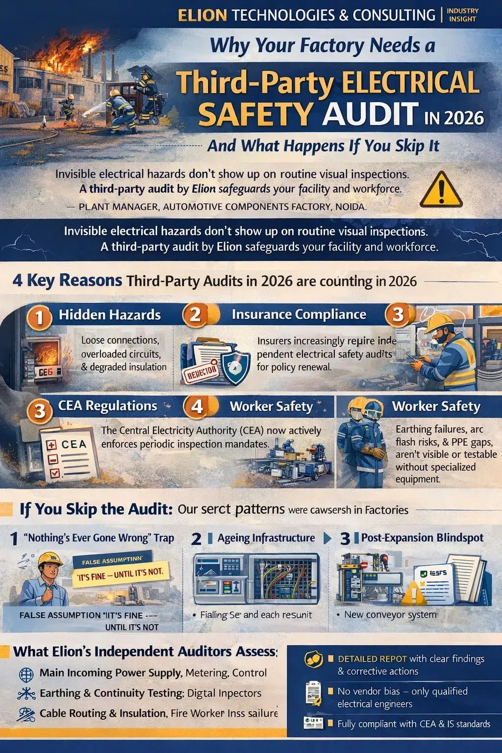 Electrical safety audit report format sample India